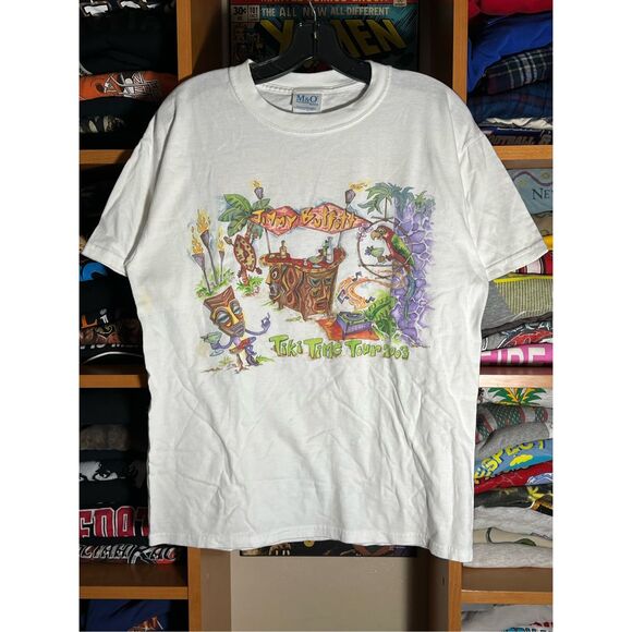 Vintage Jimmy Buffett Tiki Time 2003 Tour Tee - Picture 1 of 5